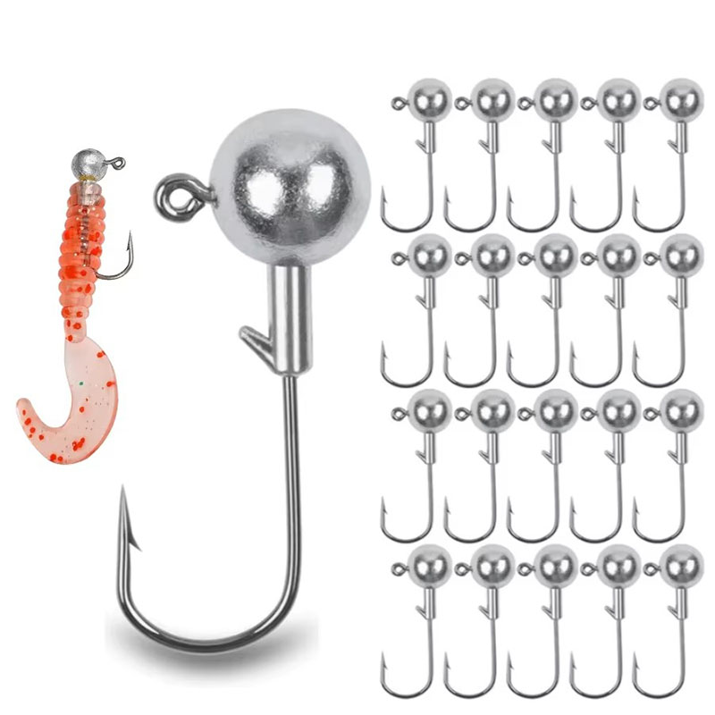 Fishing Hook Weedless - 5/10 pezzi Amo a testa grande