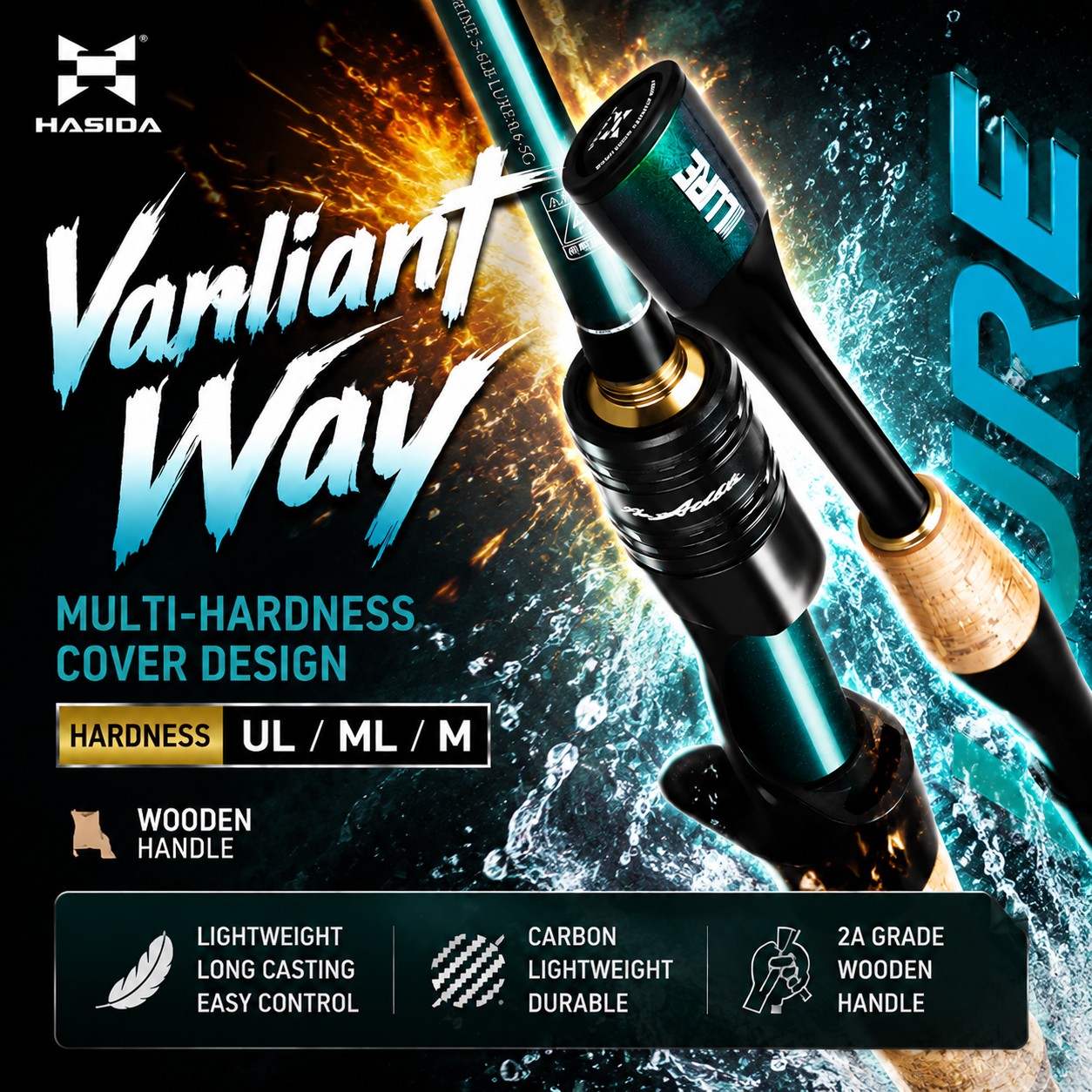 Kastking Reel Zephyr - Canna da Pesca HASIDA Vanliant Way
