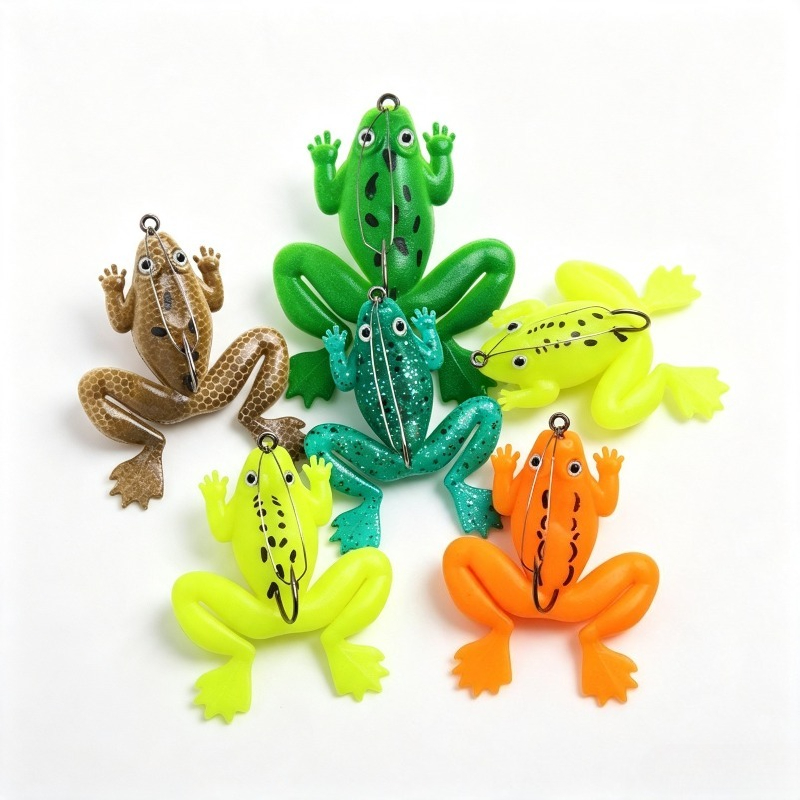 Fishing Hook Weedless - 4PCS/8PCS 5.2g/6cm Esca Morbida Antigroviglio per