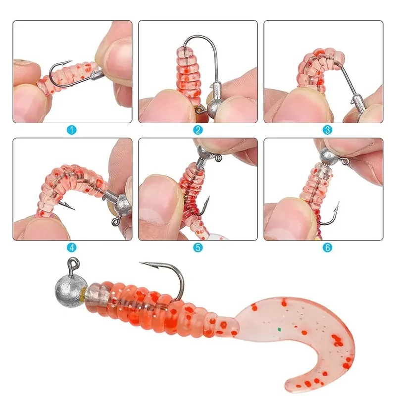 5/10 pezzi Amo a testa grande  - Fishing Hook Weedless recensione e prezzo