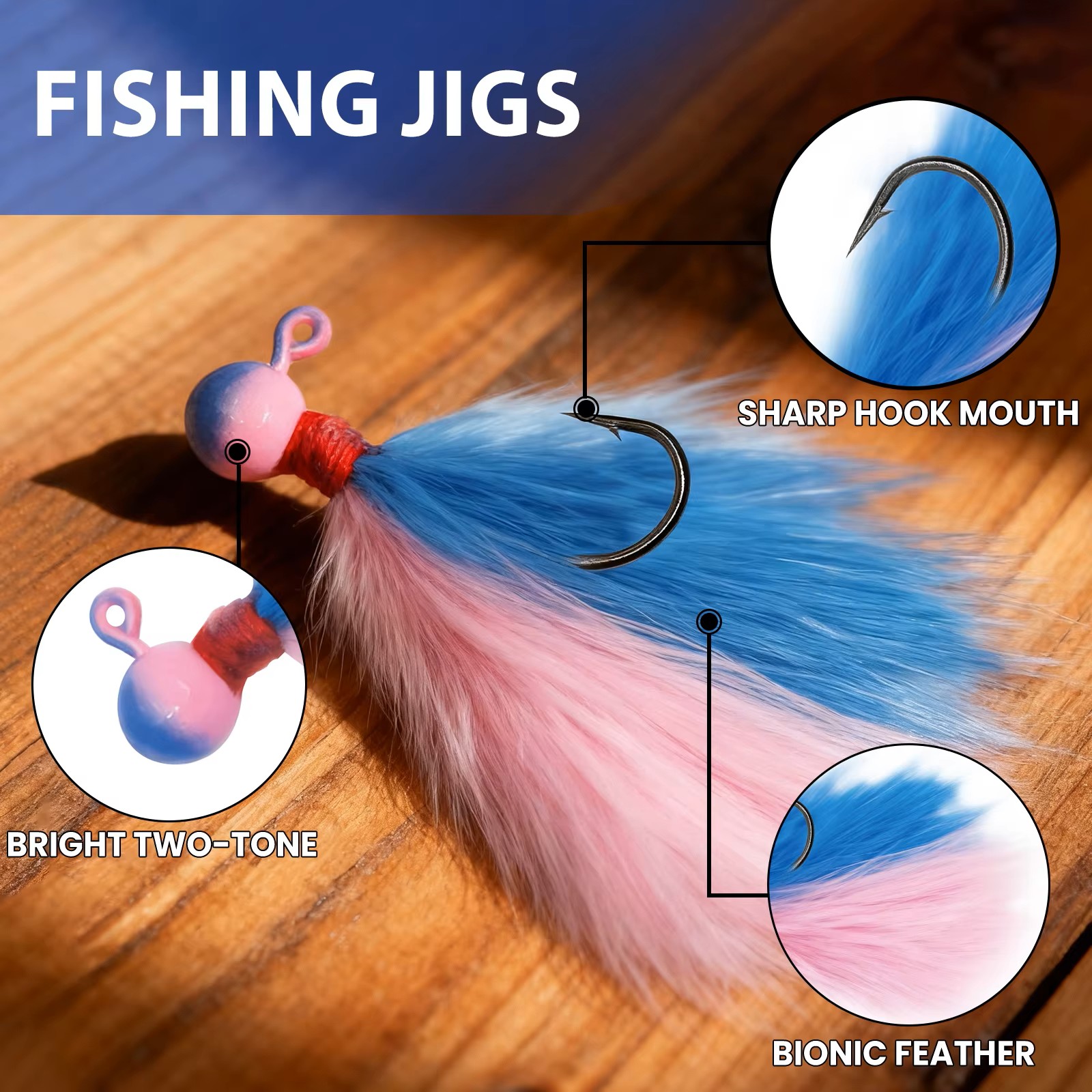 Kit di 5 esche Marabou multico - Fishing Hook Assortment recensione e prezzo