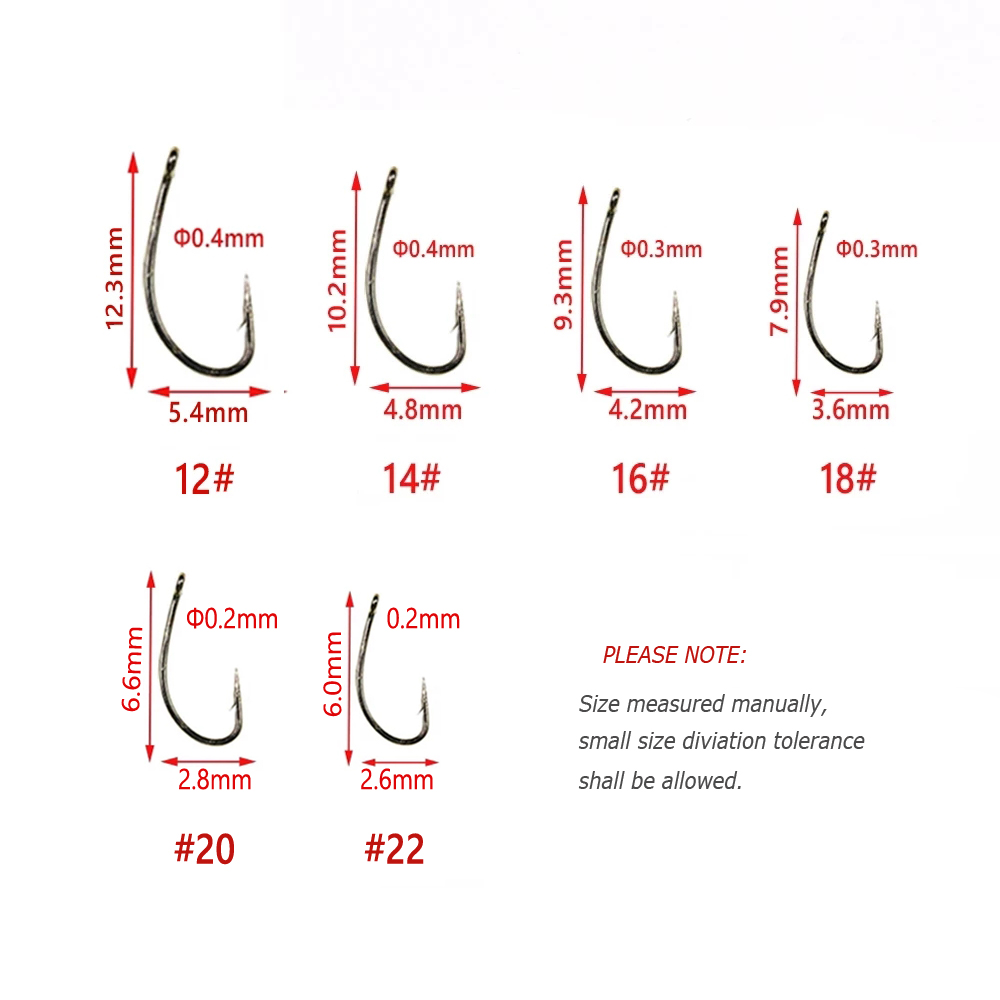 Bimoo 50/100/200 pezzi # 12 ~  - Fishing Hook Barbless recensione e prezzo