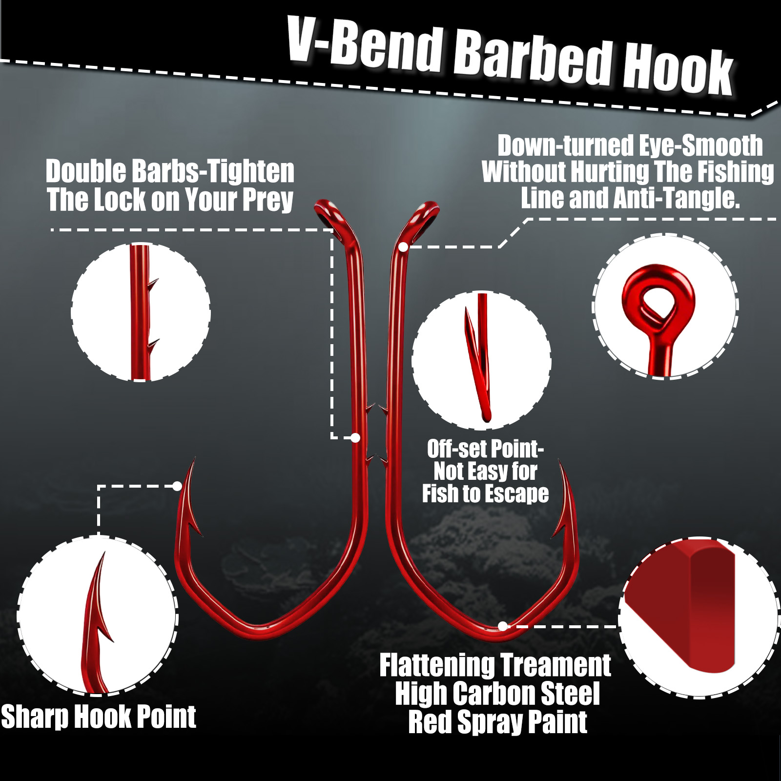 Amo da Pesca 9KM Baitholder 50 - Fishing Hook Offset recensione e prezzo